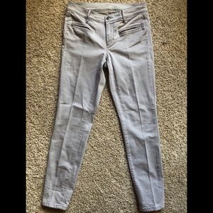 Ann Taylor Loft gray supper skinny jeans